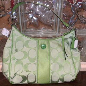 Coach Purse - Lime Green, Shoulder & Cross Body